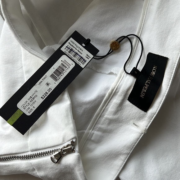 New Kobi Halperin Uma Cropped Pants in White - Picture 4 of 6